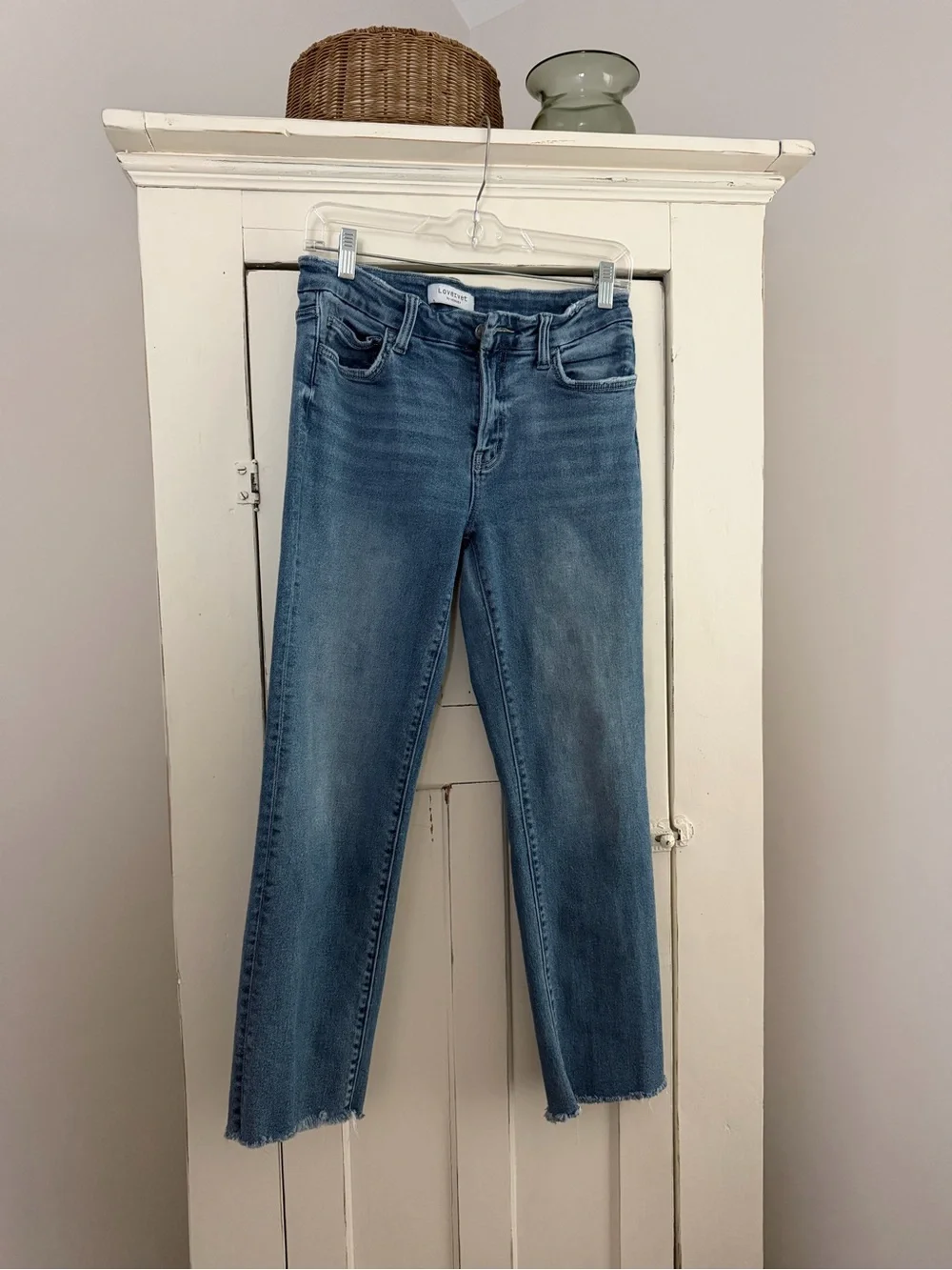 Classic Mid-Blue Women's Straight Jeans